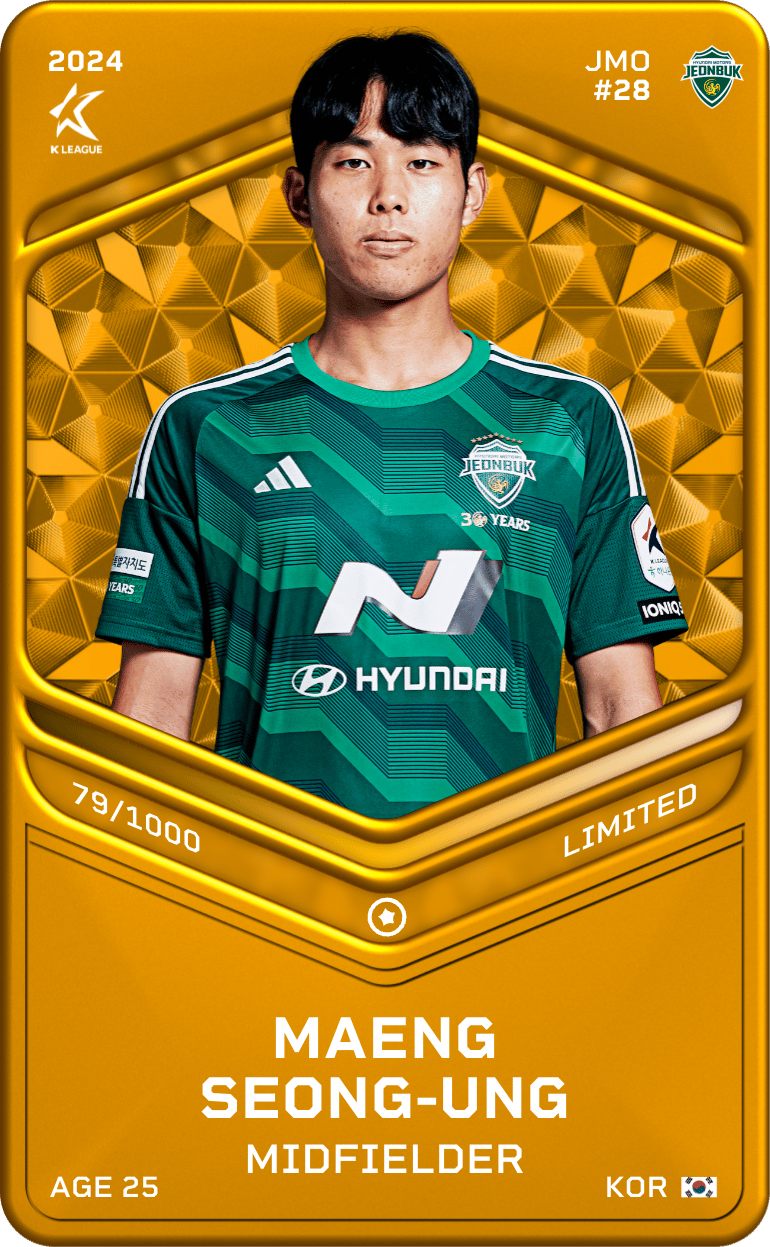 Maeng Seong-Ung 2024-25 • Limited 79/1000
