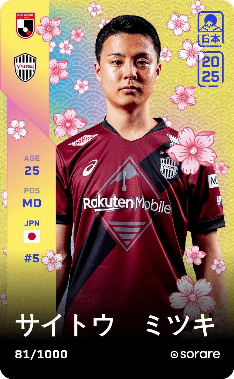 Mitsuki Saito 2025-26 • Limited 81/1000