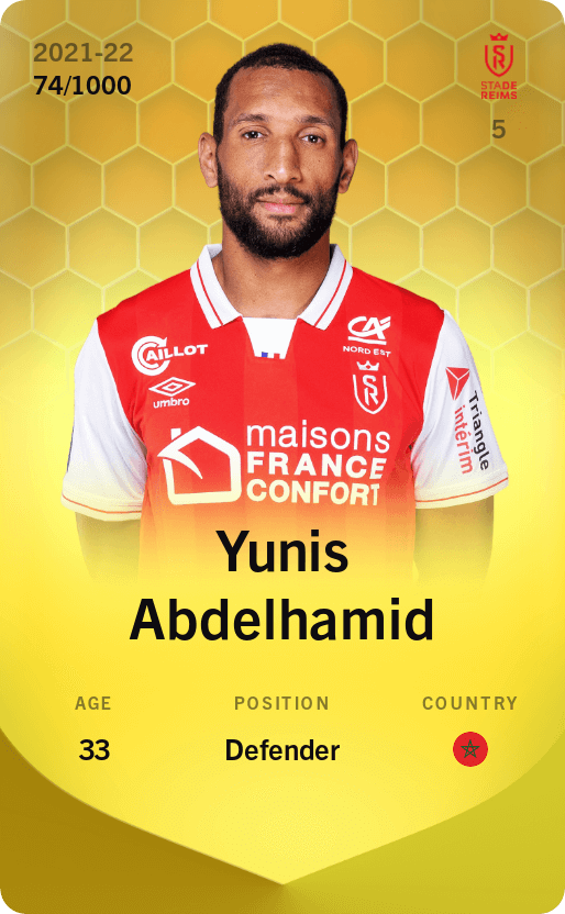 Yunis Abdelhamid 2021-22 • Limited 74/1000