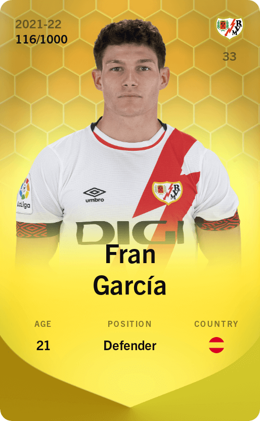 Fran García 2021-22 • Limited 116/1000