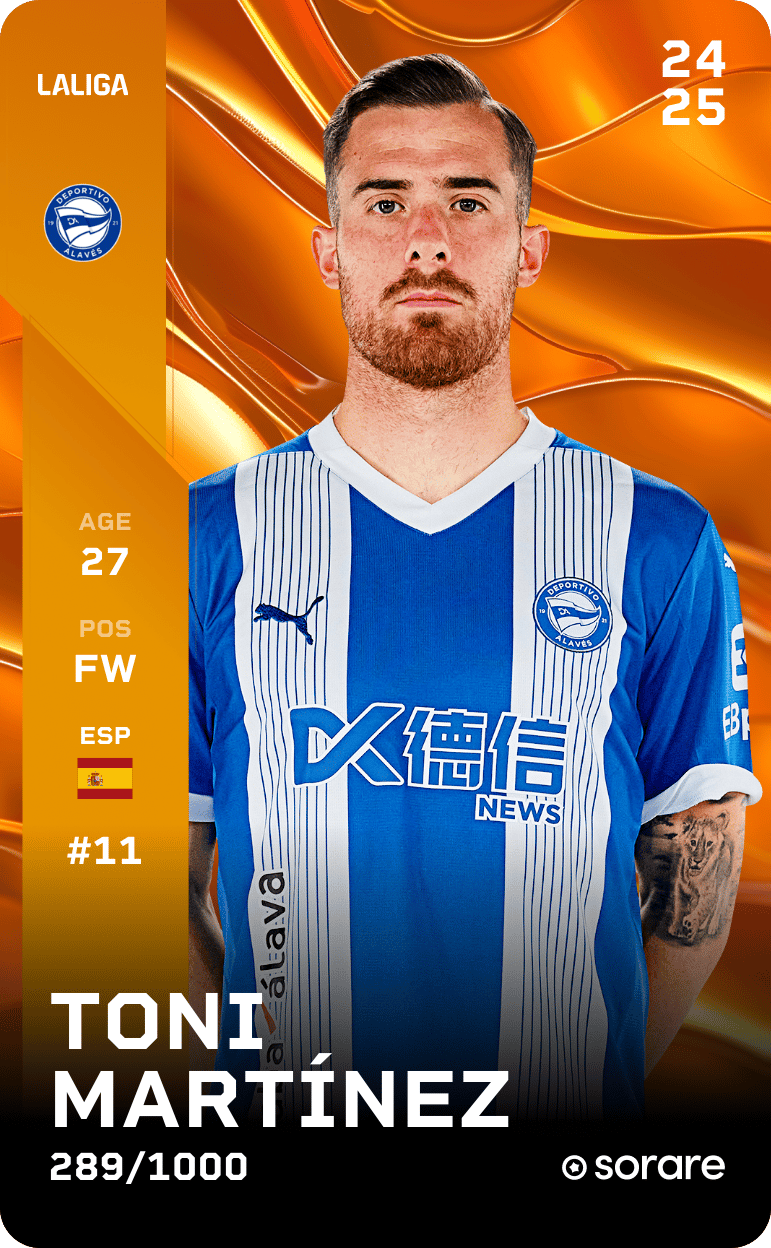 Toni Martínez 2024-25 • Limited 289/1000