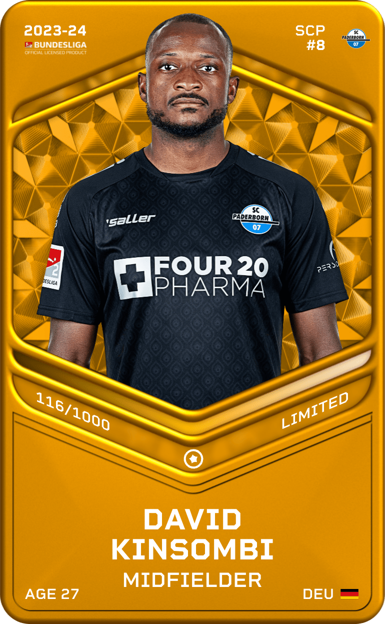 David Kinsombi 2023-24 • Limited 116/1000