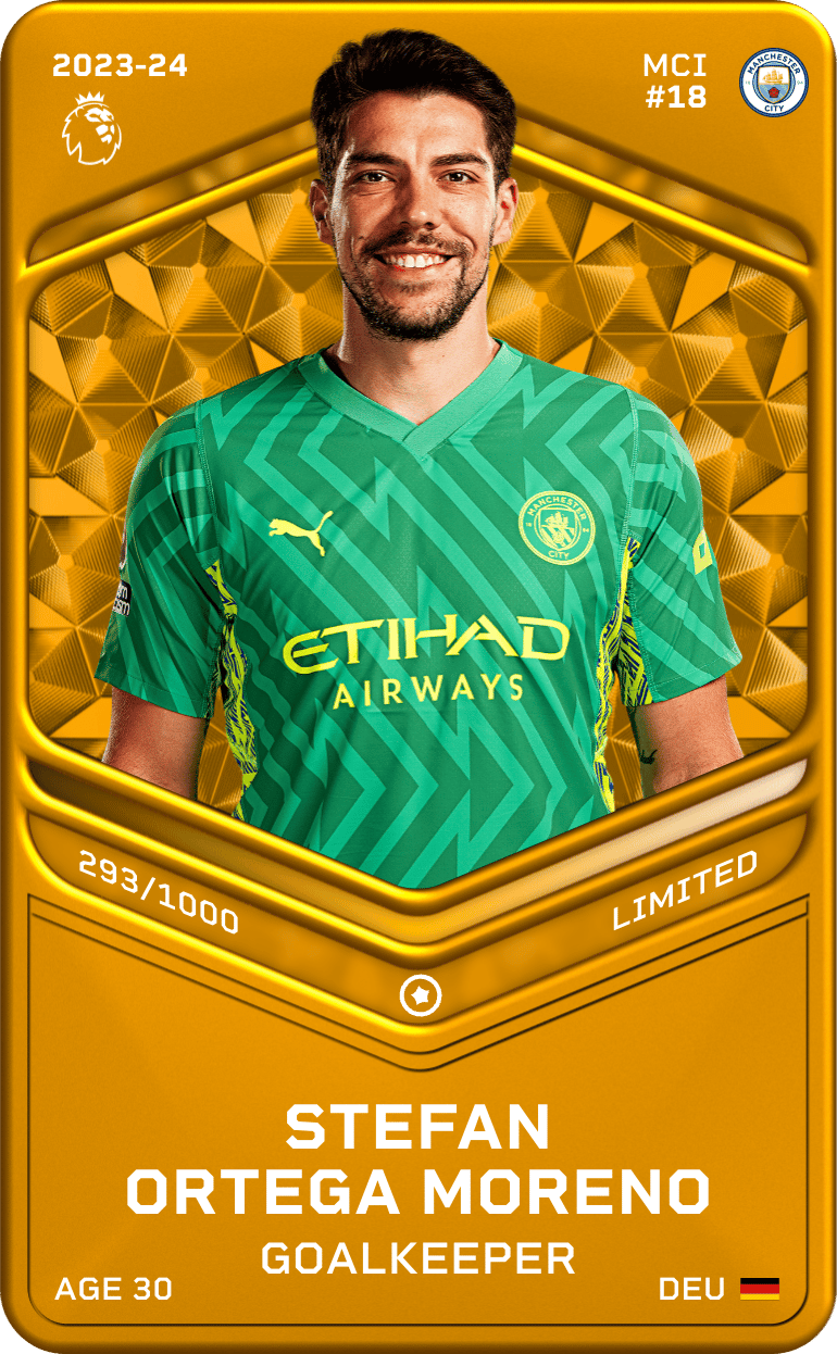 Stefan Ortega Moreno 2023-24 • Limited 293/1000