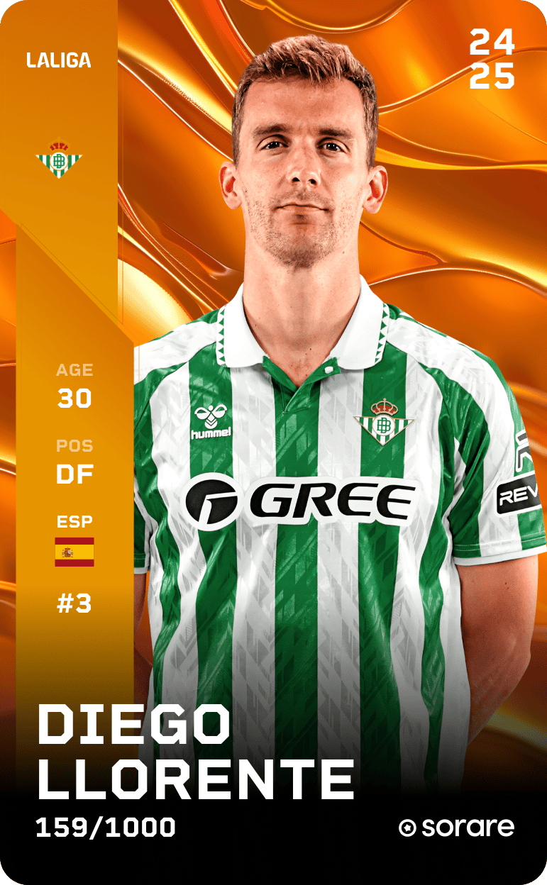 Diego Llorente 2024-25 • Limited 159/1000