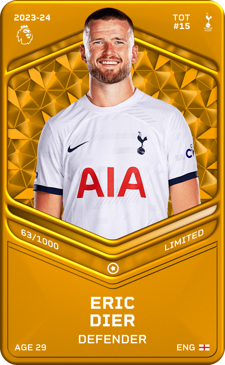 Eric Dier 2023-24 • Limited 63/1000