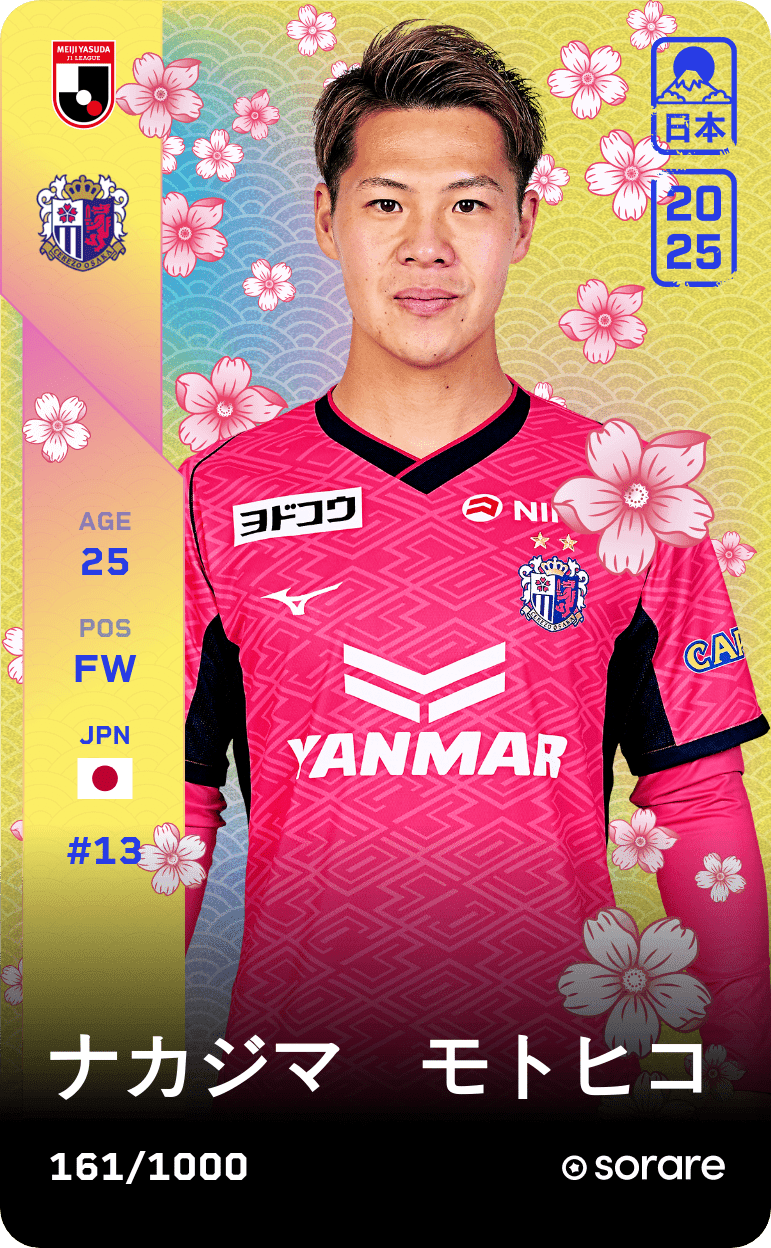 Motohiko Nakajima 2025-26 • Limited 161/1000