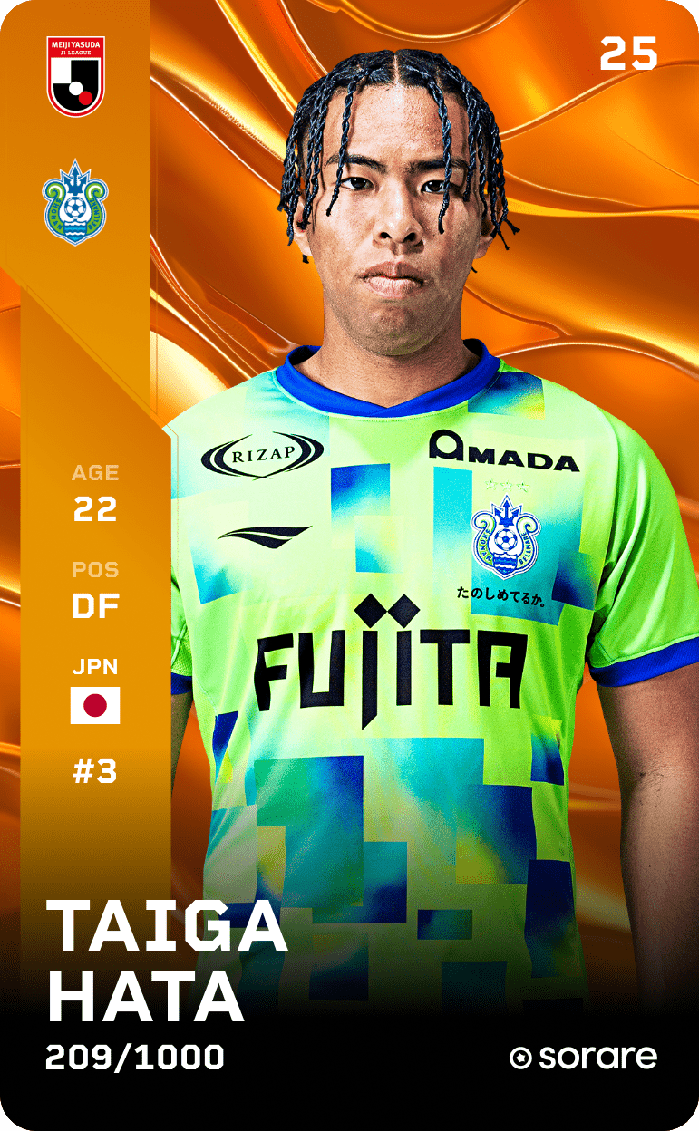 Taiga Hata 2025-26 • Limited 209/1000