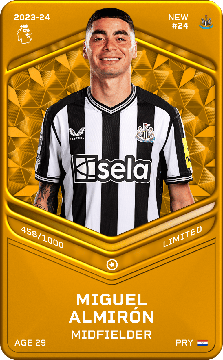 Miguel Almirón 2023-24 • Limited 458/1000