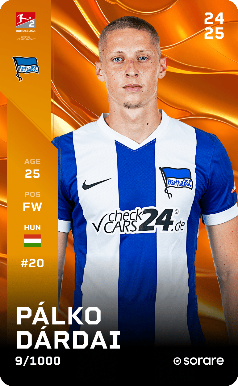 Pálko Dárdai 2024-25 • Limited 9/1000