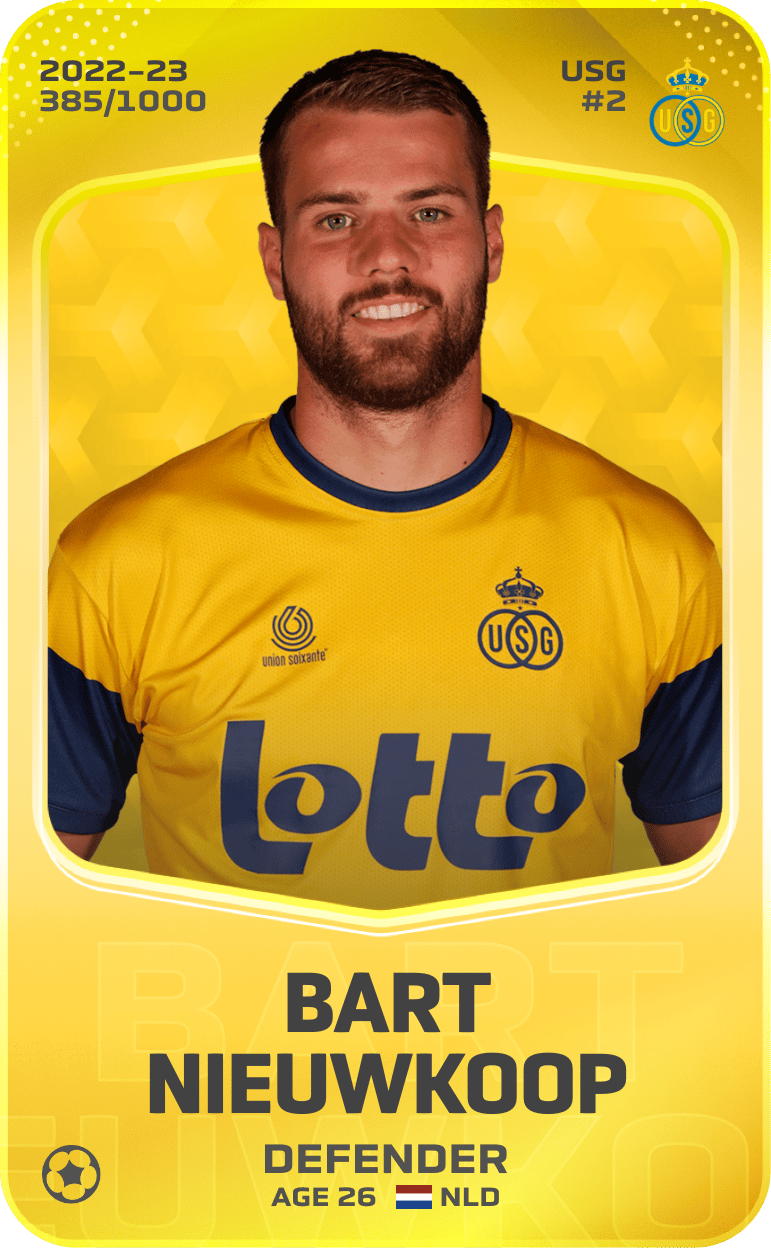 Bart Nieuwkoop 2022-23 • Limited 385/1000