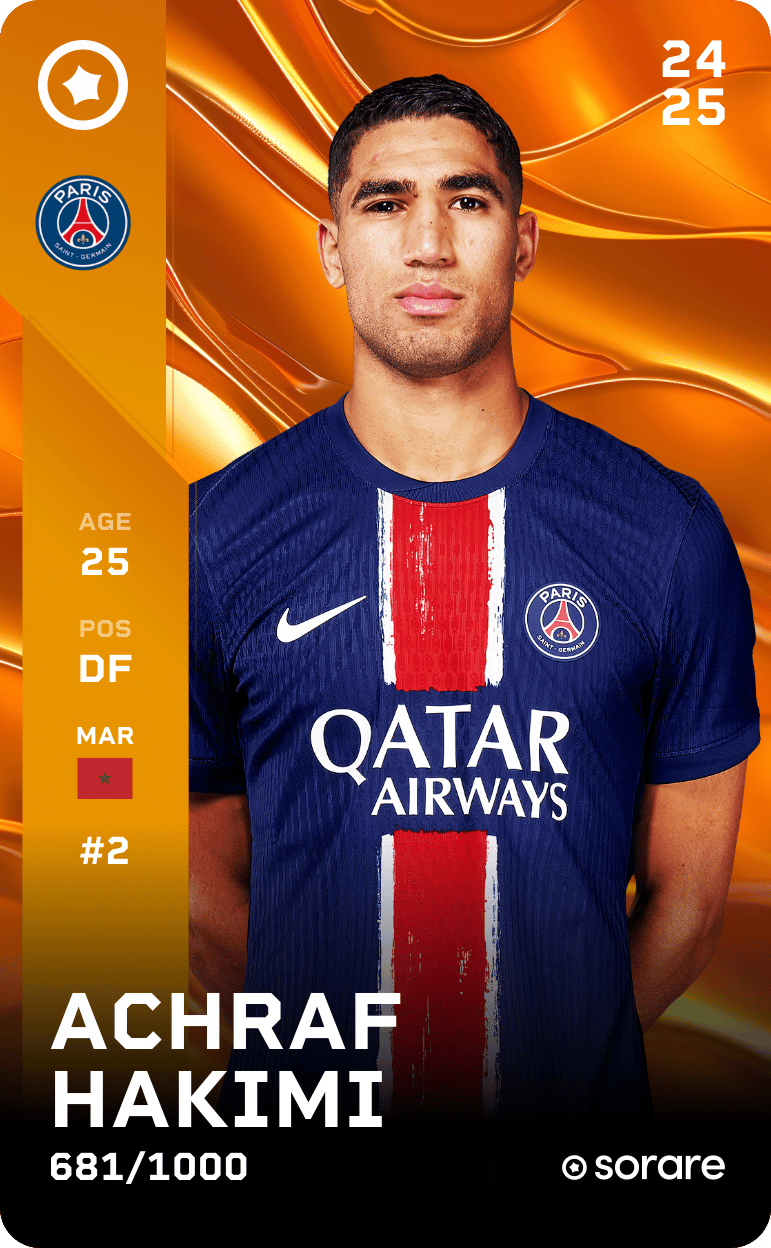 Achraf Hakimi 2024-25 • Limited 681/1000
