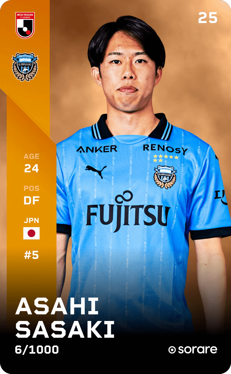 Asahi Sasaki 2025-26 • Limited 6/1000