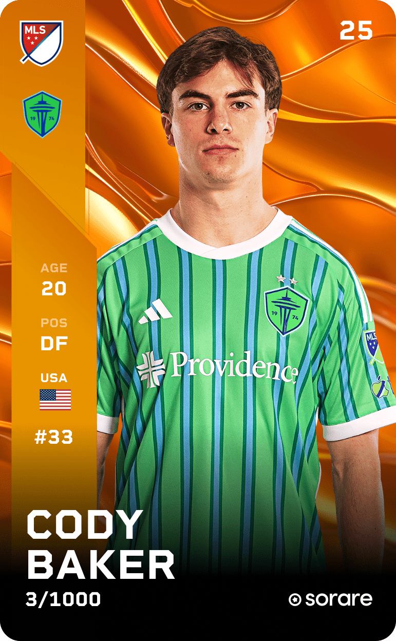 Cody Baker 2025-26 • Limited 3/1000