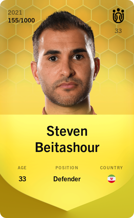 Sorare - Sorare Official - Steven Beitashour 2021-22 • Limited 155/1000 - NFT # 113507409493046940544434322025282948871856714939278024432353412852937336743144