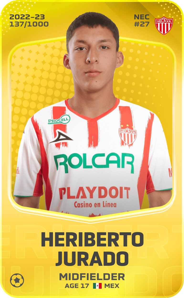 Heriberto Jurado 2022-23 • Limited 137/1000