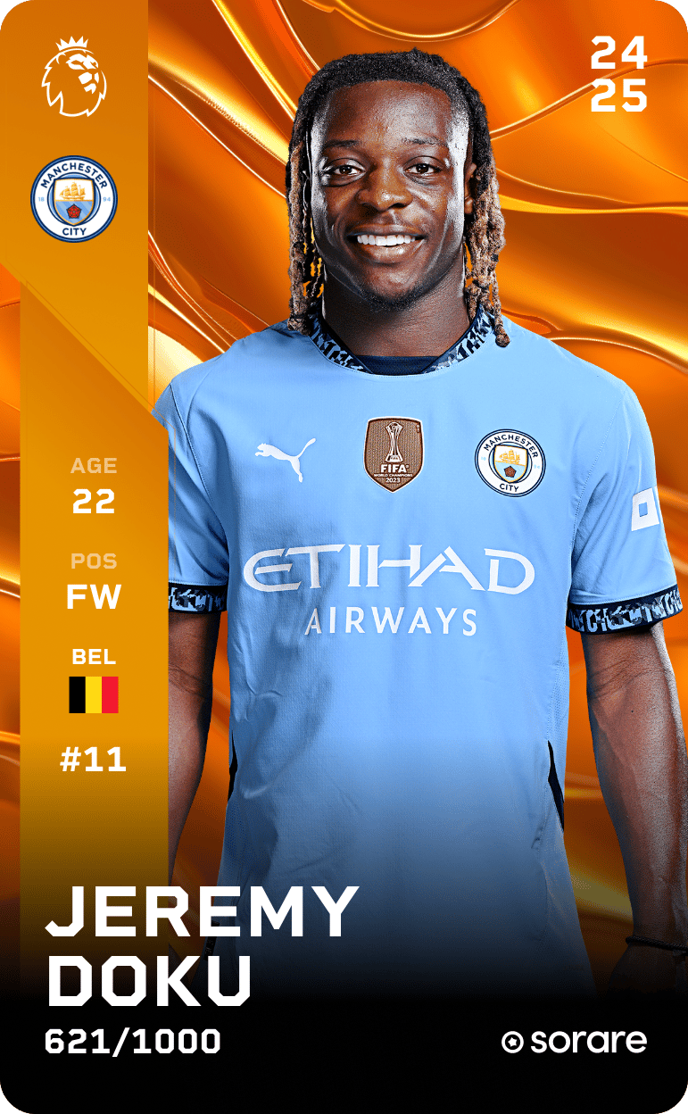 Jeremy Doku 2024-25 • Limited 621/1000