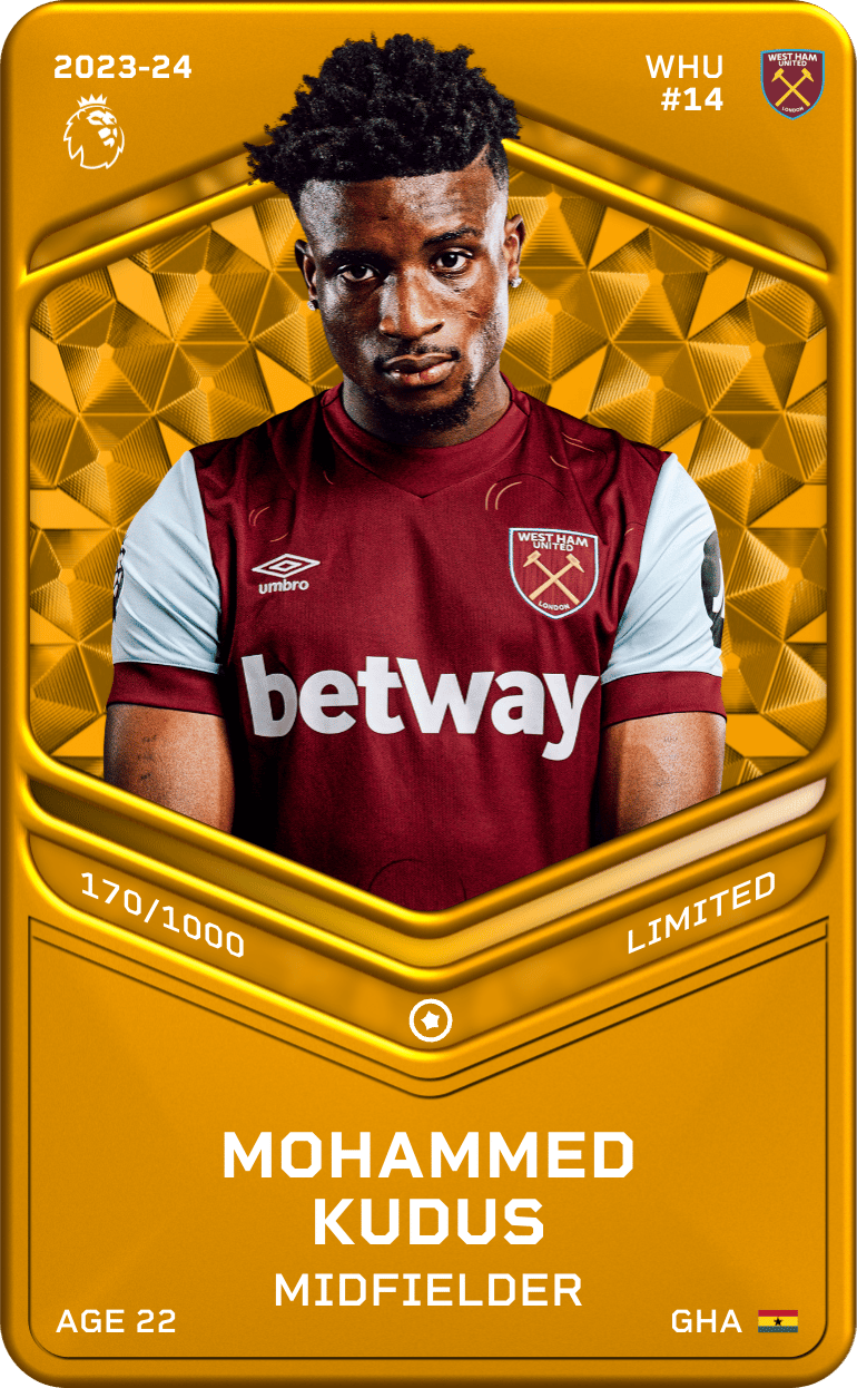 Mohammed Kudus 2023-24 • Limited 170/1000