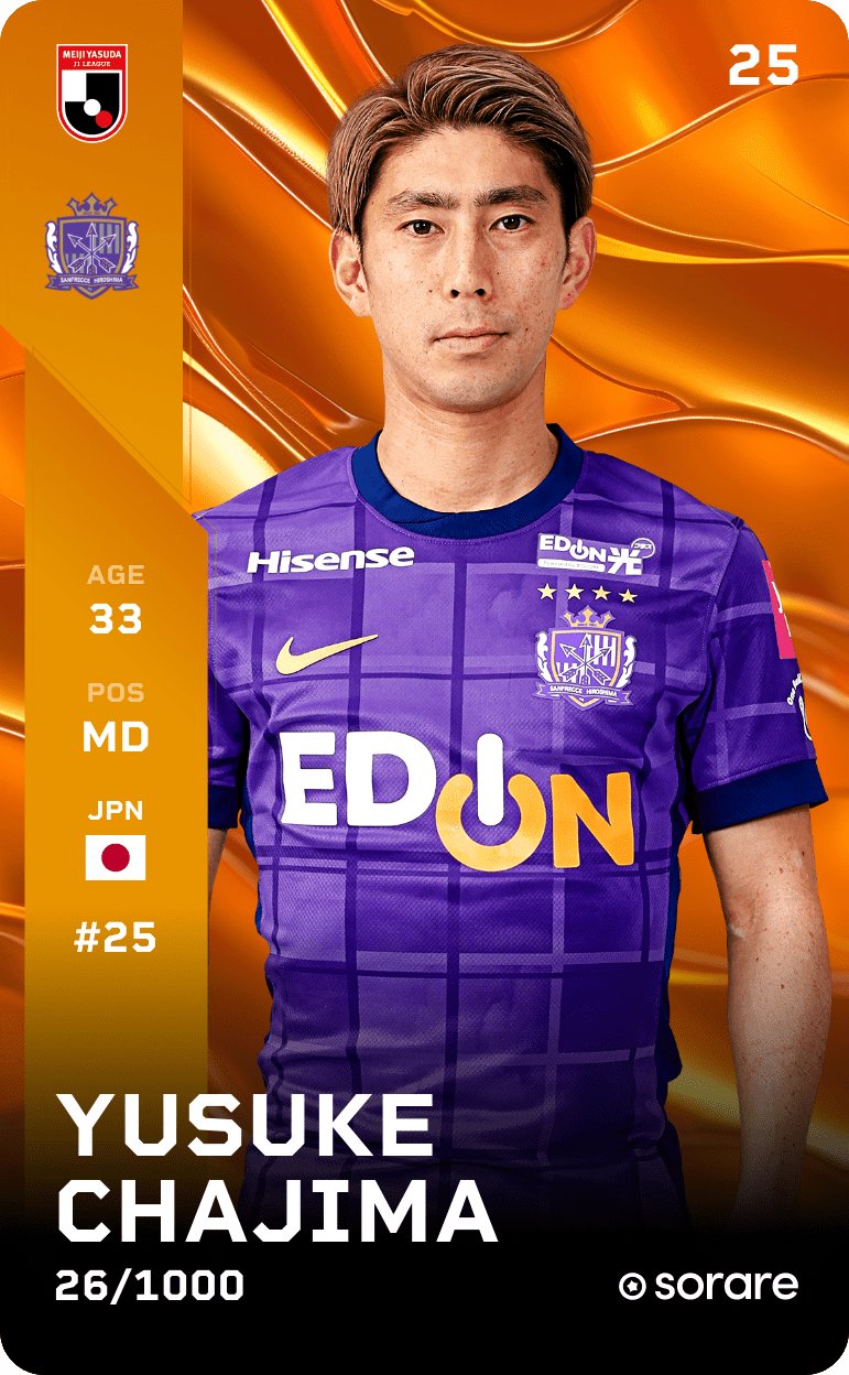 Yusuke Chajima 2025-26 • Limited 26/1000
