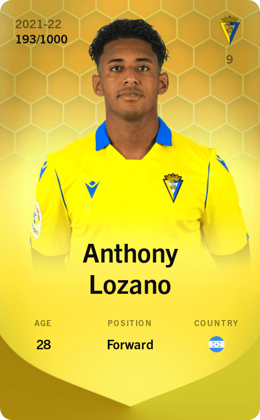 Anthony Lozano 2021-22 • Limited 193/1000