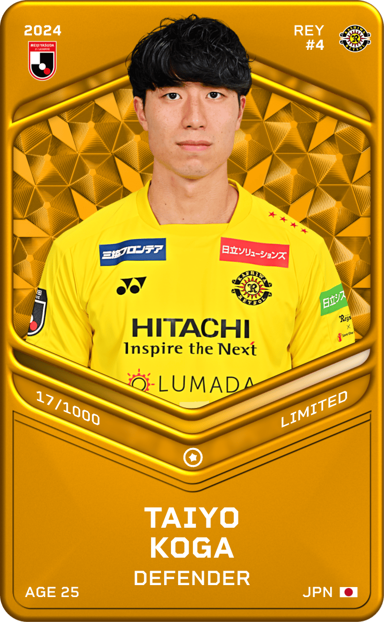 Taiyo Koga 2024-25 • Limited 17/1000