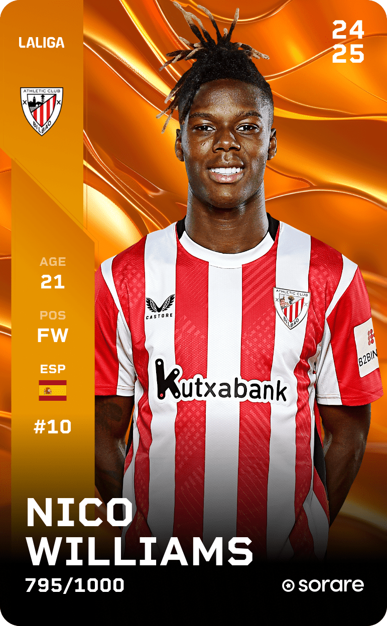 Nico Williams 2024-25 • Limited 795/1000
