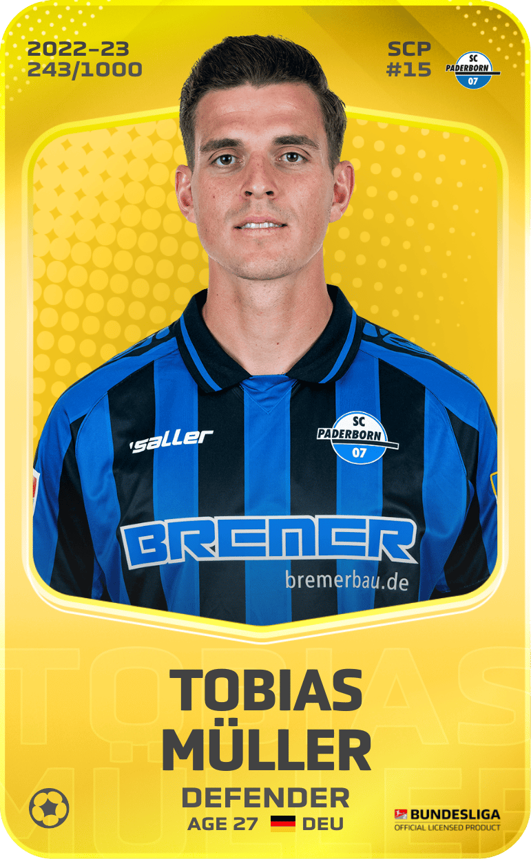 Tobias Müller 2022-23 • Limited 243/1000