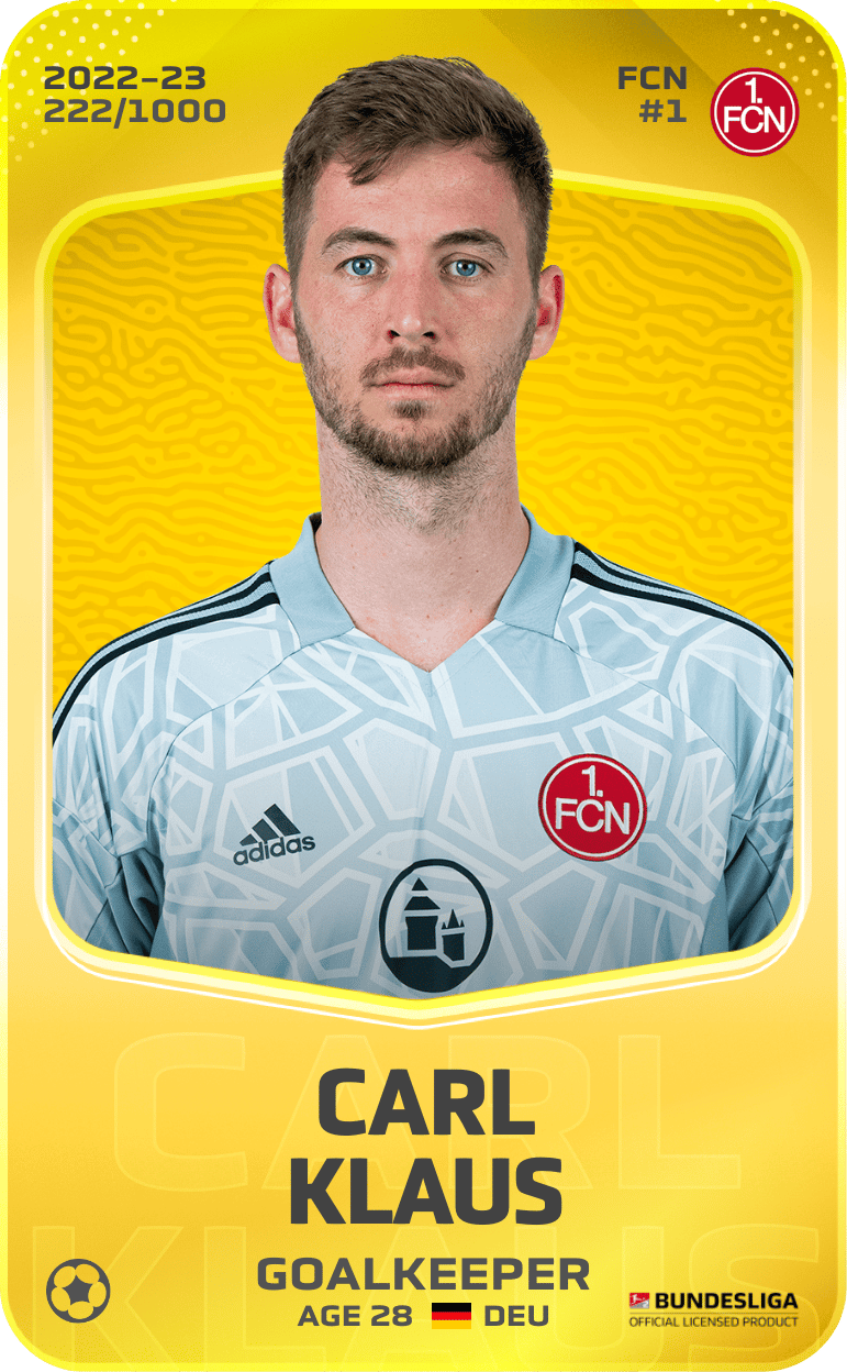 Carl Klaus 2022-23 • Limited 222/1000