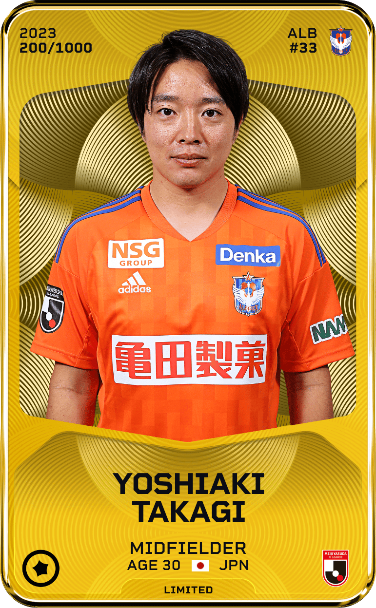 Yoshiaki Takagi 2023-24 • Limited 200/1000