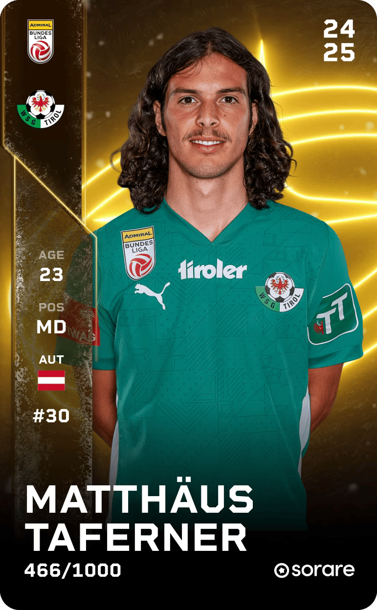 Matthäus Taferner 2024-25 • Limited 466/1000