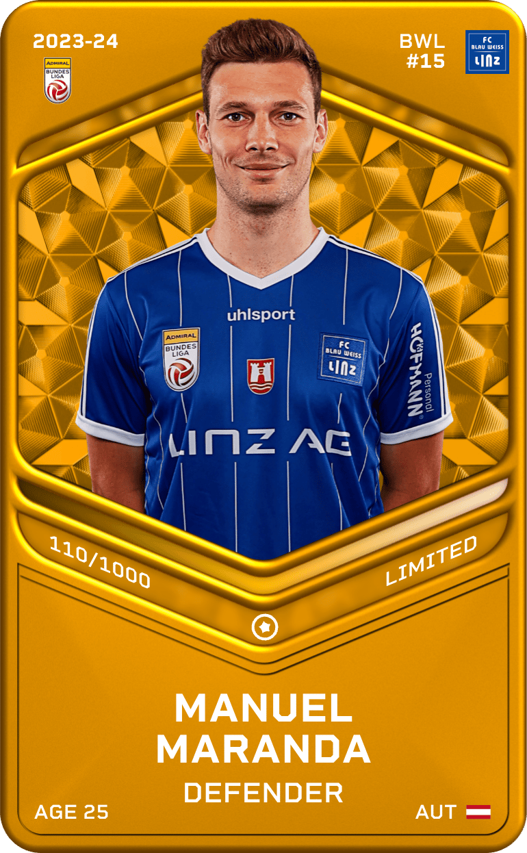 Manuel Maranda 2023-24 • Limited 110/1000
