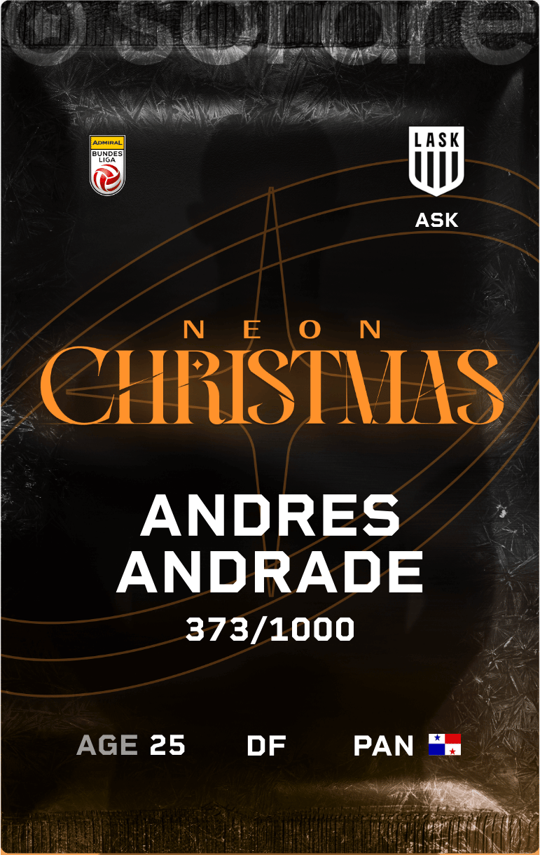 Andres Andrade 2024-25 • Limited 373/1000