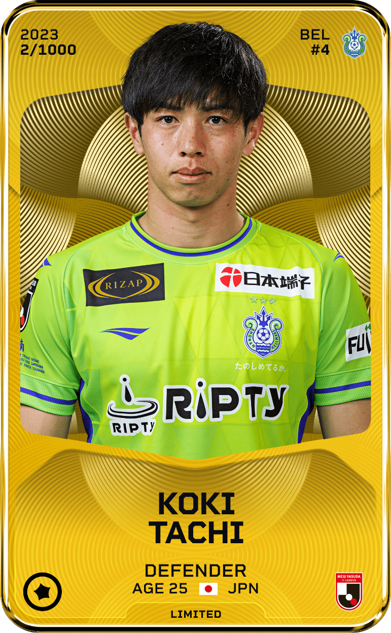 Koki Tachi 2023-24 • Limited 2/1000
