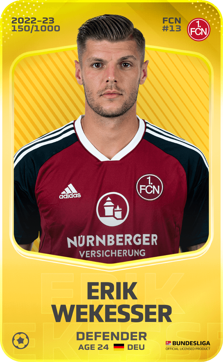 Erik Wekesser 2022-23 • Limited 150/1000