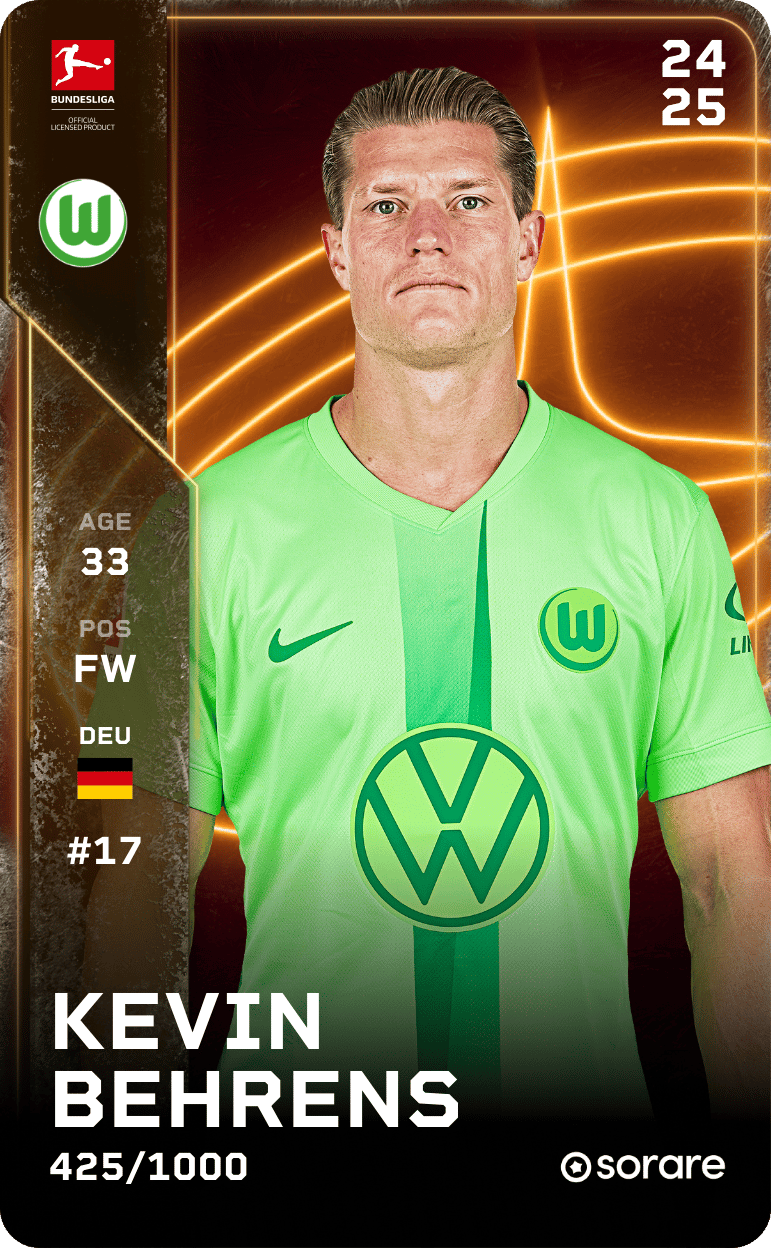 Kevin Behrens 2024-25 • Limited 425/1000