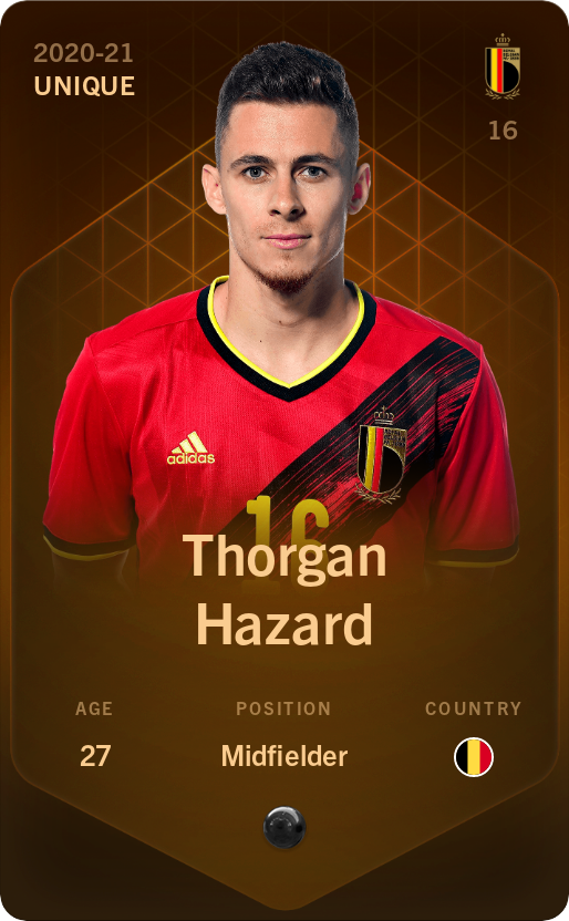 Sorare - Sorare Official - Thorgan Hazard 2020-21 • Unique - NFT # 97078060458941445251844752431800623350798050174116498972909834779183437140086