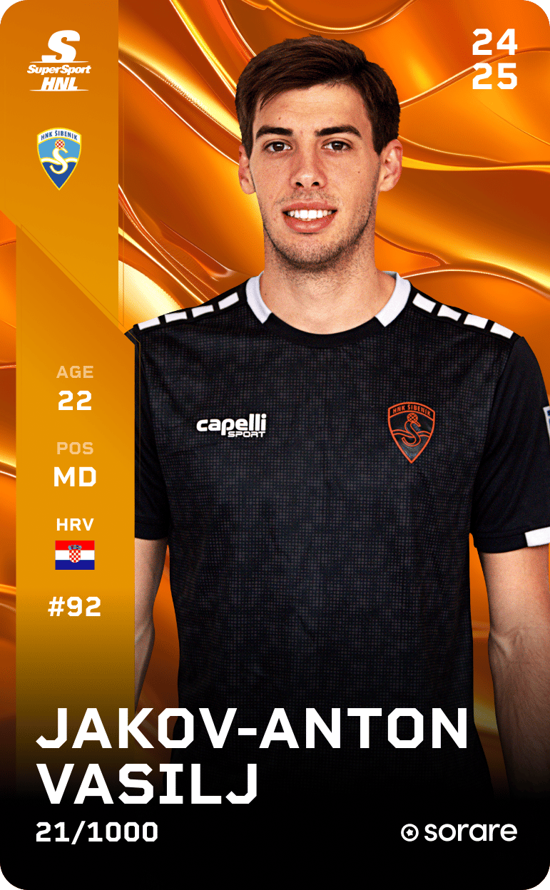 Jakov-Anton Vasilj 2024-25 • Limited 21/1000