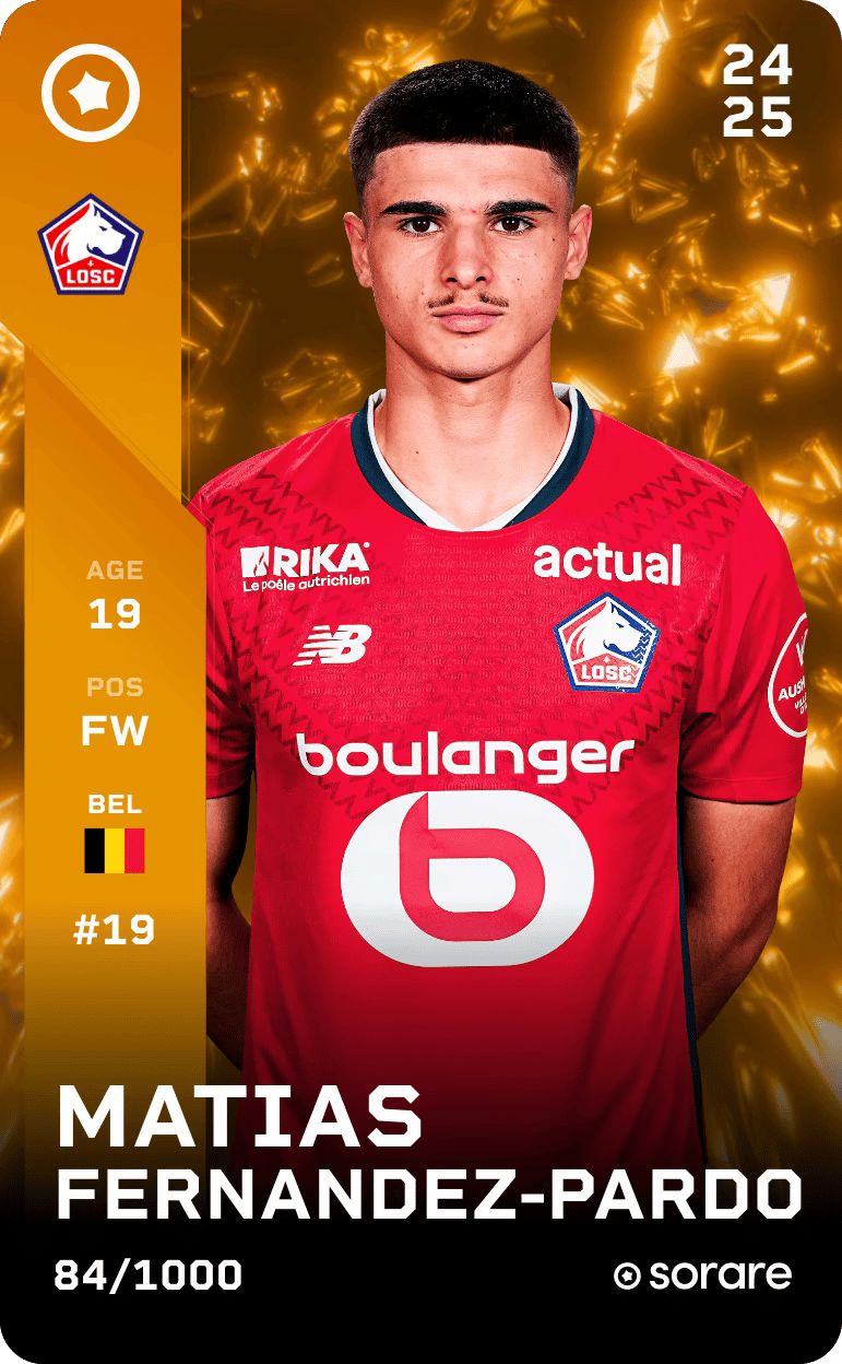 Matias Fernandez-Pardo 2024-25 • Limited 84/1000
