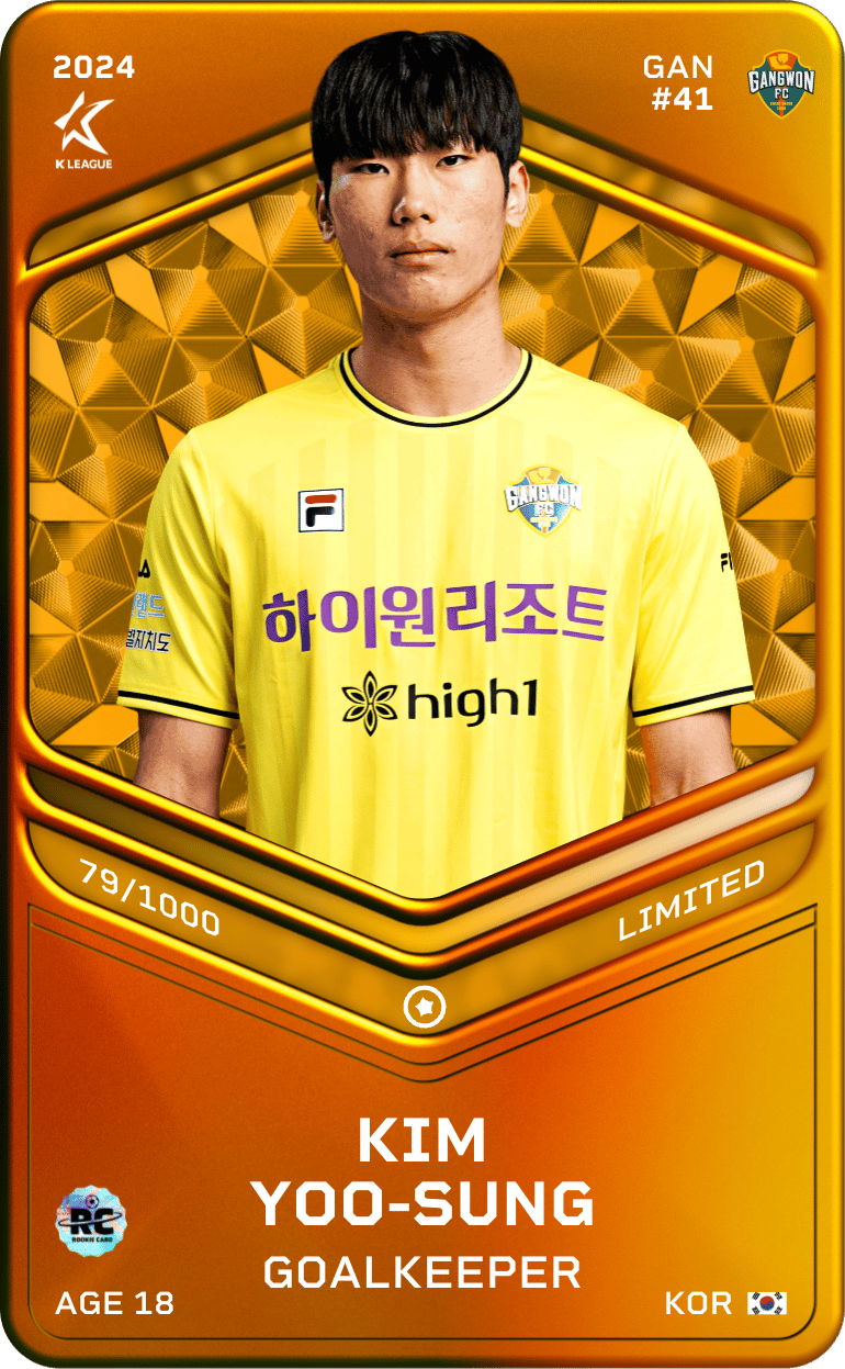 Kim Yu-Sung 2024-25 • Limited 79/1000