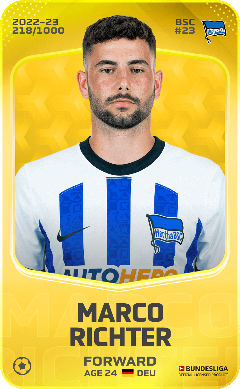 Marco Richter 2022-23 • Limited 218/1000