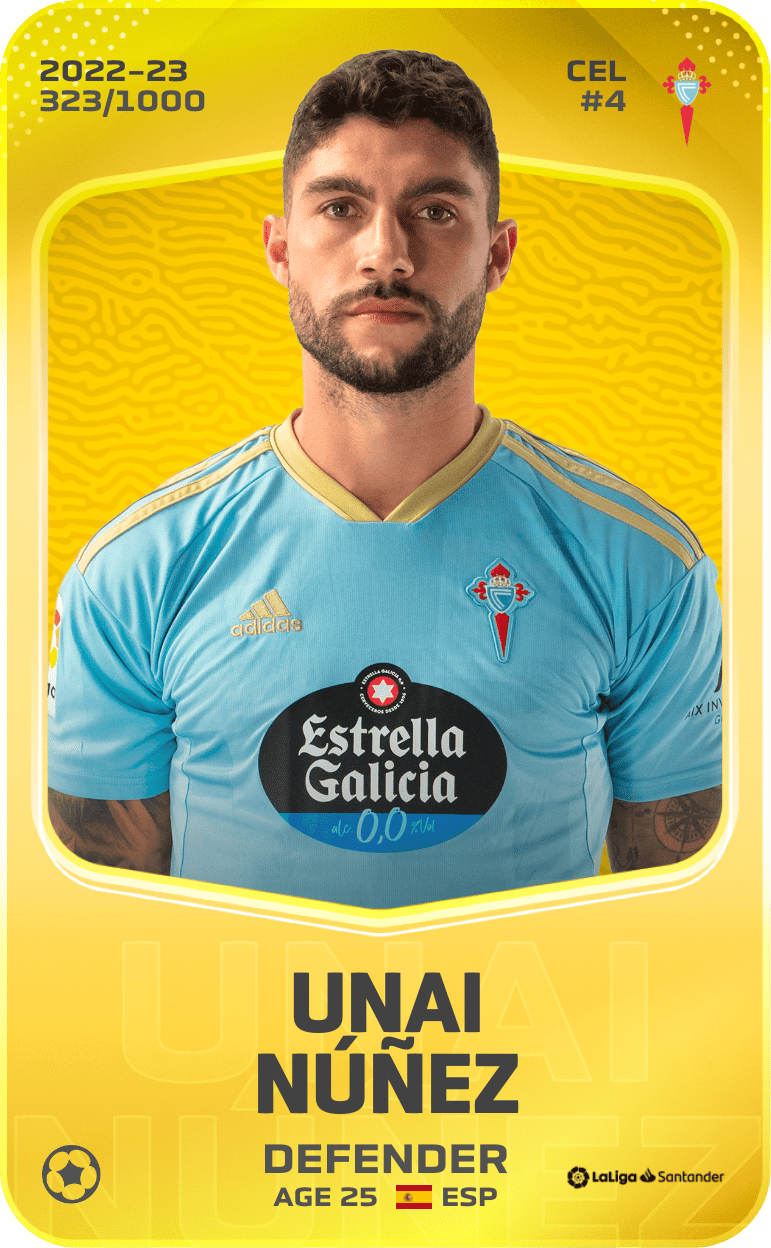 Unai Núñez 2022-23 • Limited 323/1000
