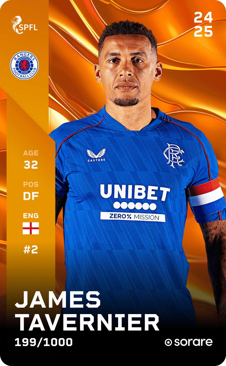 James Tavernier 2024-25 • Limited 199/1000