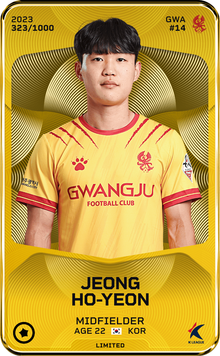 Jeong Ho-Yeon 2023-24 • Limited 323/1000