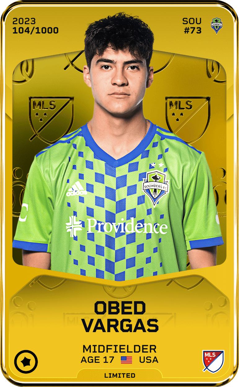 Obed Vargas 2023-24 • Limited 104/1000