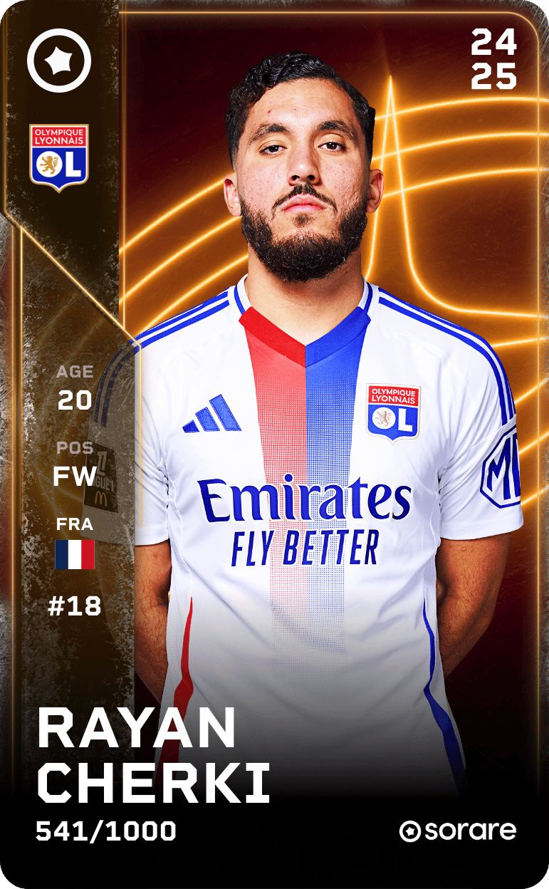 Rayan Cherki 2024-25 • Limited 541/1000
