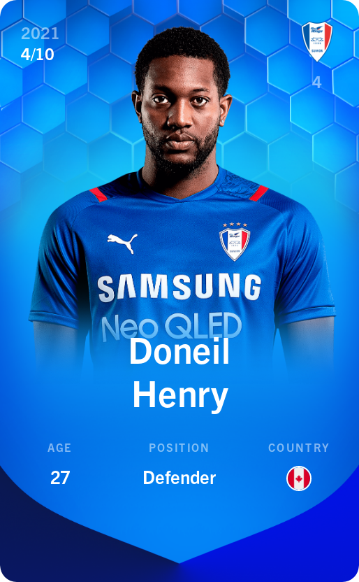 Sorare - Sorare Official - Doneil Henry 2021-22 • Super Rare 4/10 - NFT # 41477446075219727712012096049089487426585937757041345395800818053360502973438
