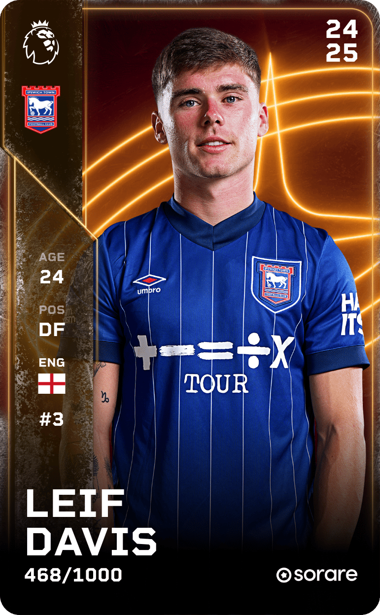 Leif Davis 2024-25 • Limited 468/1000