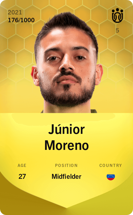 Júnior Moreno 2021-22 • Limited 176/1000