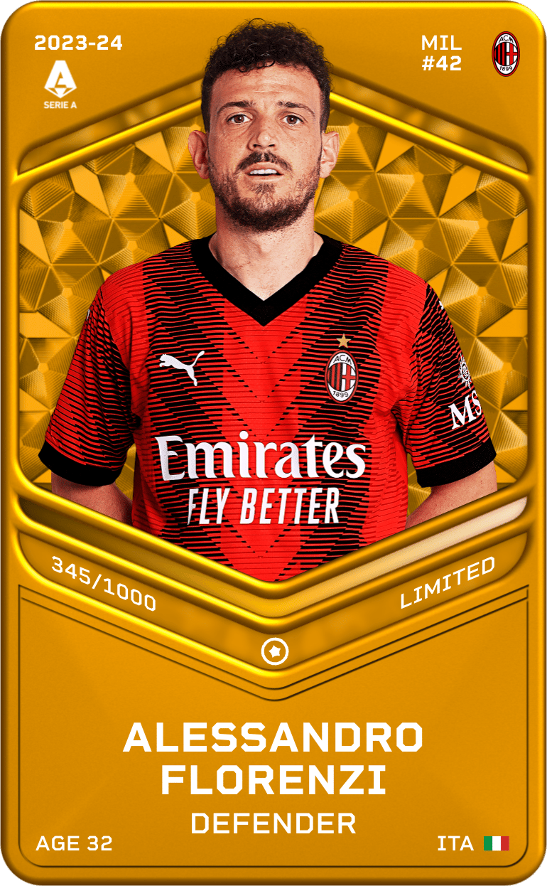 Alessandro Florenzi 2023-24 • Limited 345/1000