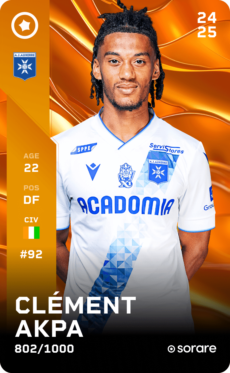 Clément Akpa 2024-25 • Limited 802/1000