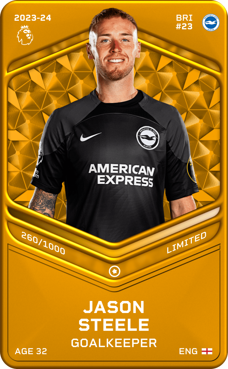 Jason Steele 2023-24 • Limited 260/1000
